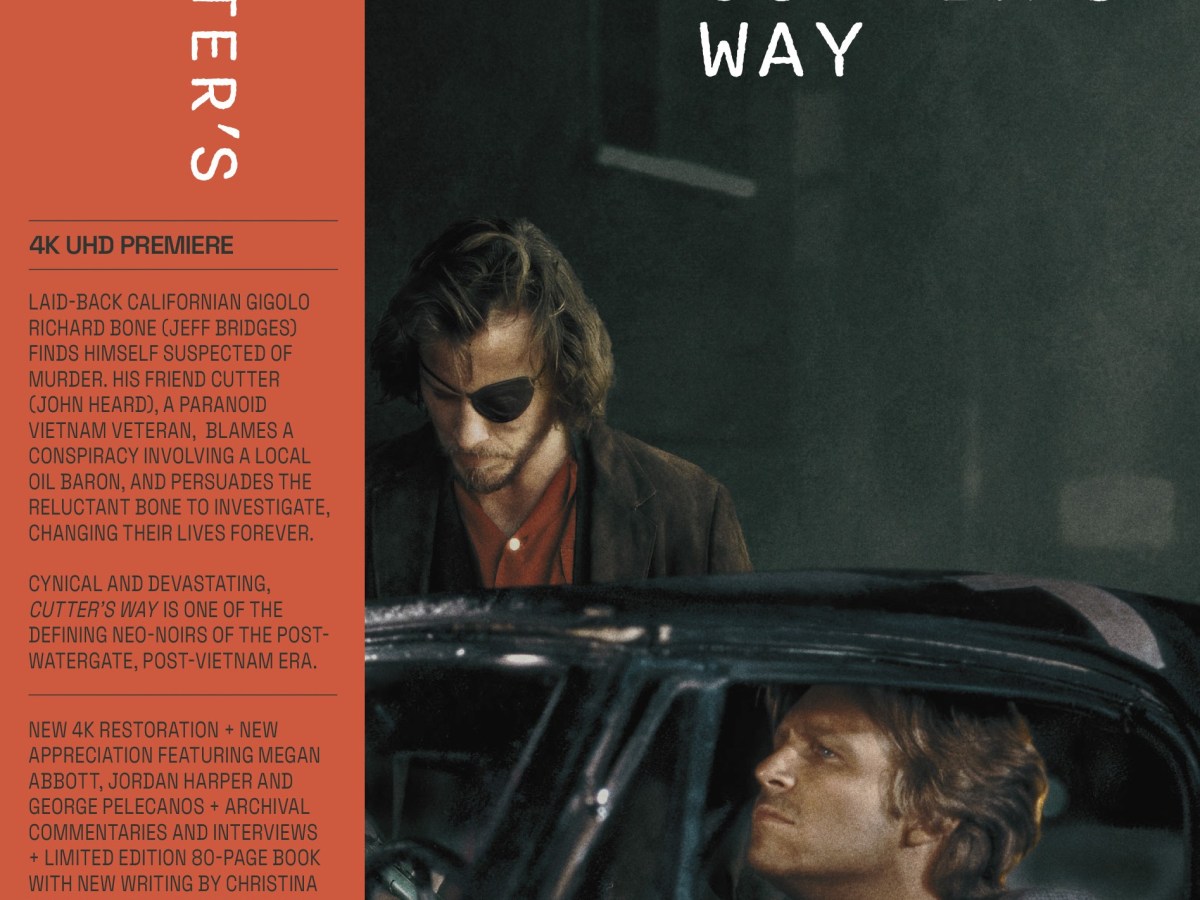 Men of Good Fortune: Ivan Passer’s CUTTER’S WAY (1981) on 4K/Blu-ray from&nbsp;Radiance