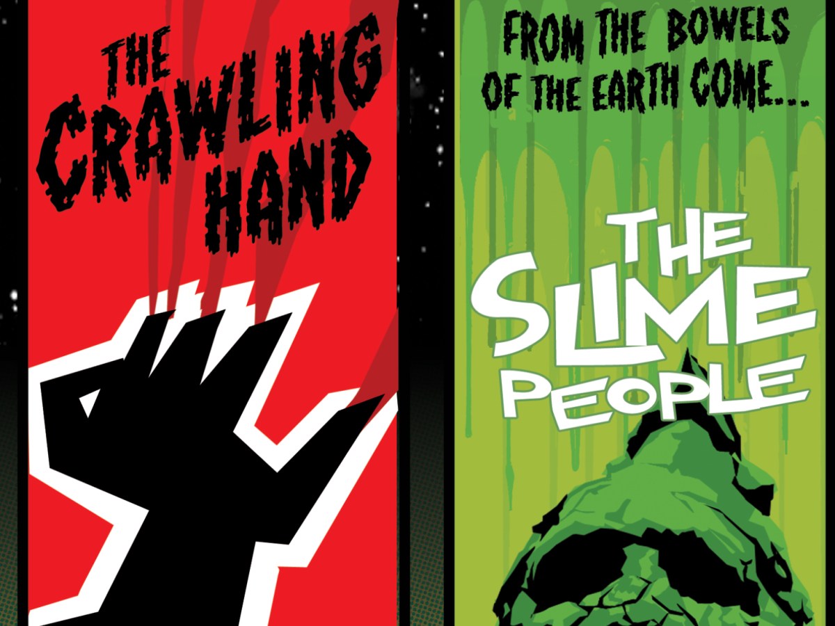 A 1963 VCI Creepy Creature Double Feature: THE CRAWLING HAND and THE SLIME PEOPLE restored on&nbsp;Blu-ray